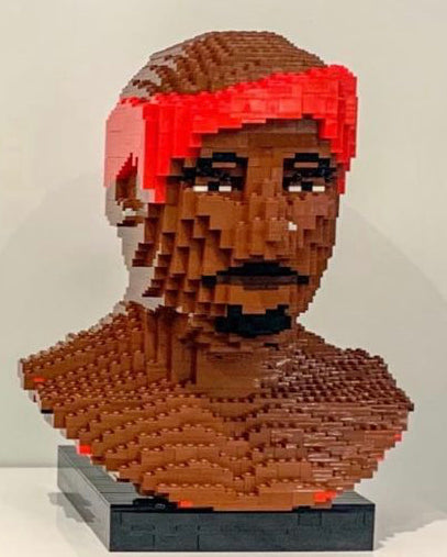 Tu Pac  BUST lego